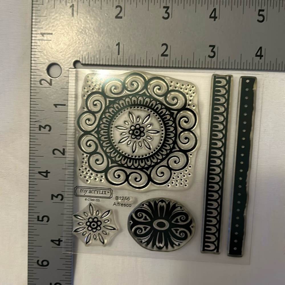 Alfresco B1256 stamp set